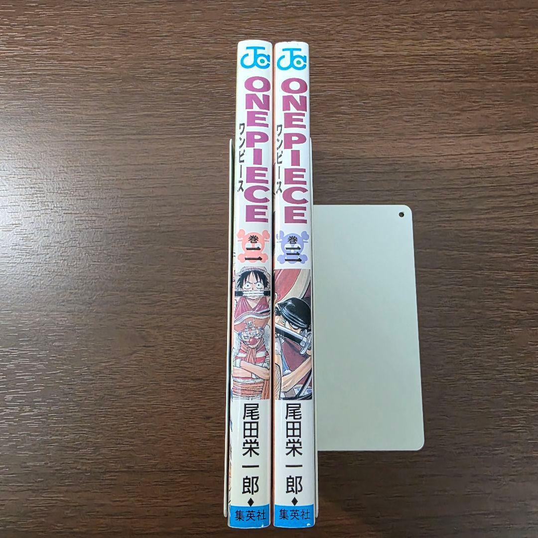 ONE PIECE 2巻 3巻 初版 良品 ①