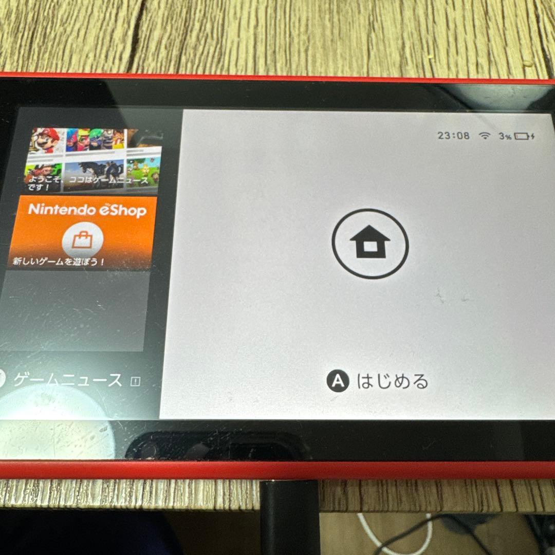 Switch 本体　マリオレッド