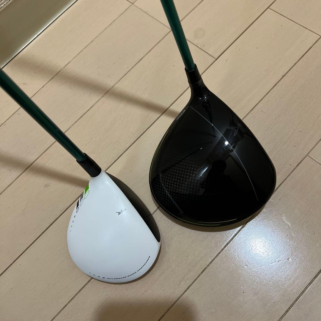 キャロウェイ EPIC FLASH 1W、 テーラーメイド RBZ 3W