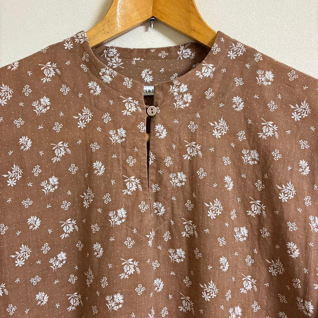 ワンピース ARTS&SCIENCE Front open ethnicline dress