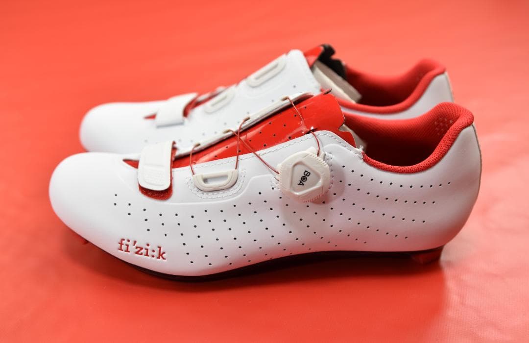 Fizik tempo overcurve R5 シューズ size40 白/赤