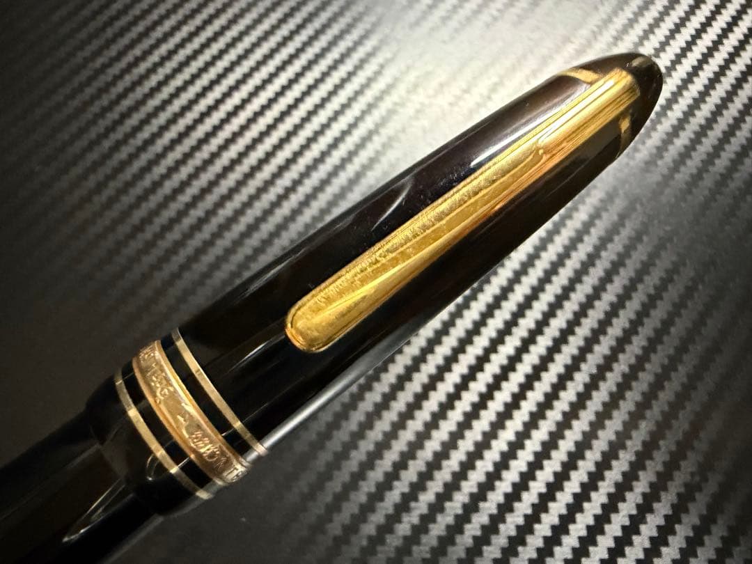 美品 モンブラン マイスターシュテュック 146 万年筆 14K 全金 EF