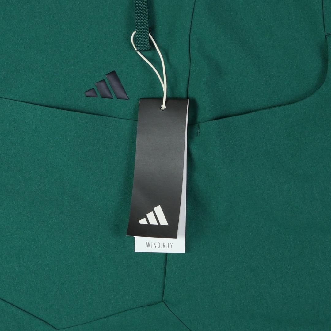 【96】秋冬 定価17,600円 アディダス ゴルフ 防風 アンクルパンツ 緑