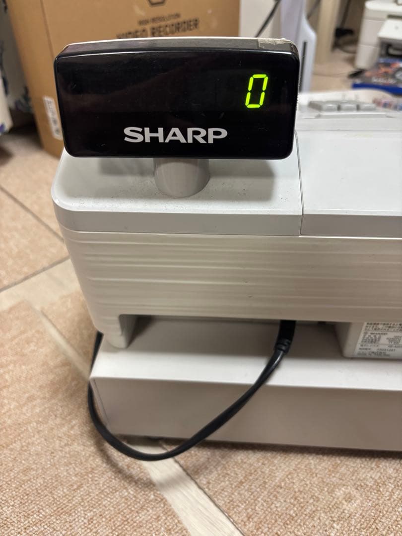 SHARP XE-A207W 電子レジスター　ジャンク