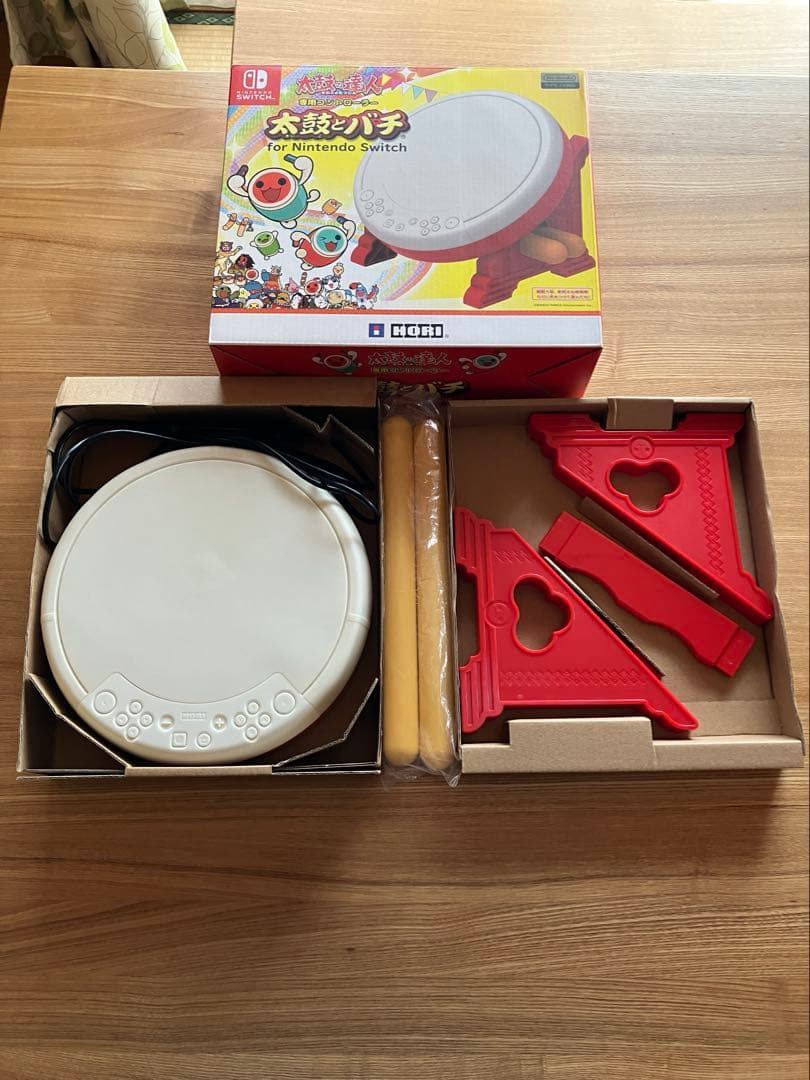 任天堂Switch版 太鼓の達人 タタコン2台&ソフトセット