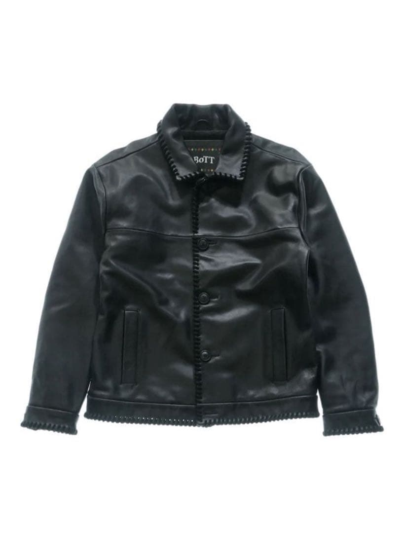 BOTT Stitched Leather Jacket 定価14万3千