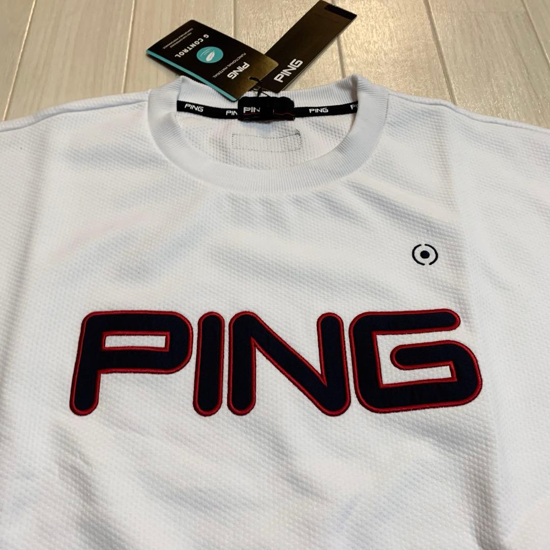 新品■13,200円【PING ピン】メンズ　長袖クールネックセーター S