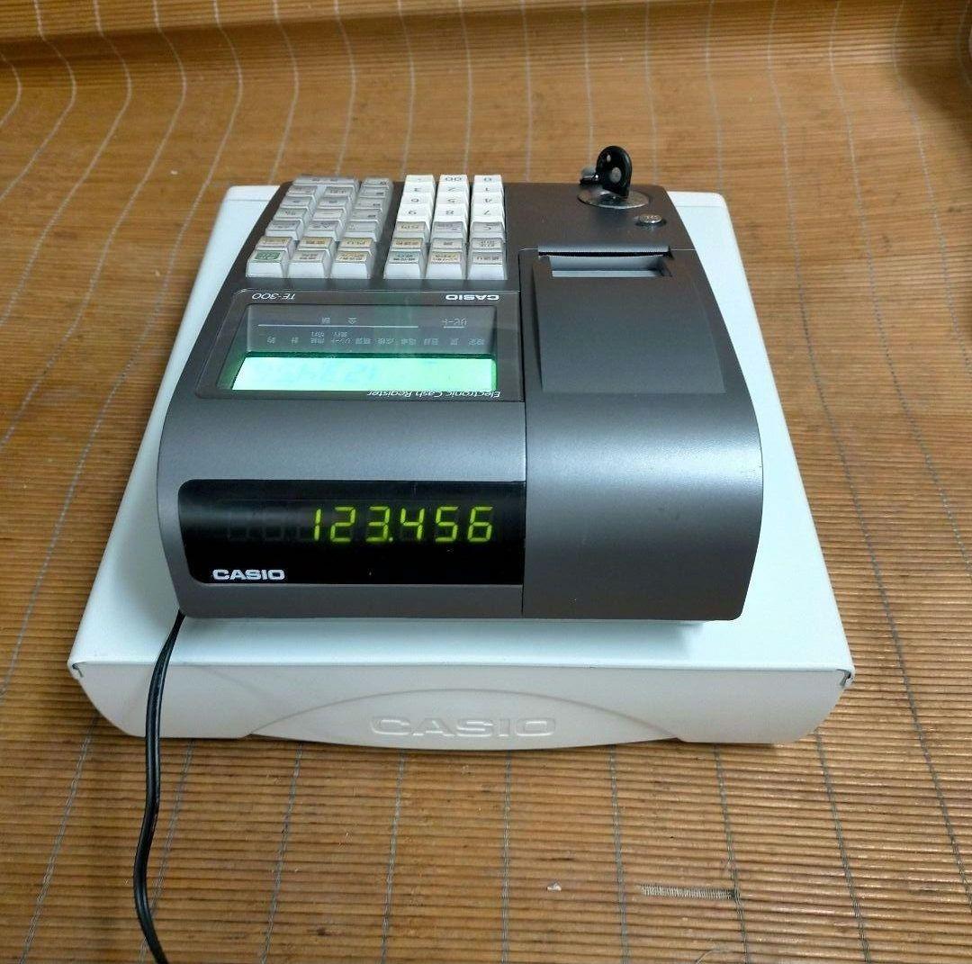 カシオレジスター　TE-300　フル設定無料　 送料無料人気機種2501300