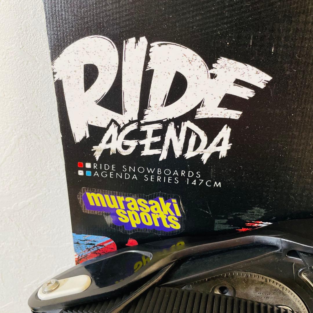 RIDE AGENDA 147cm FLOW ALPHA Lサイズ スノーボード