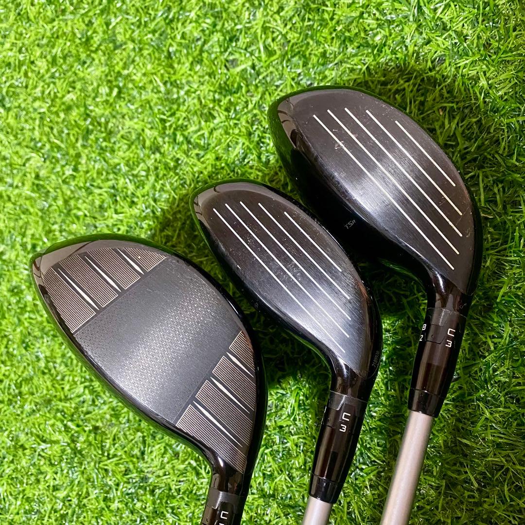 タイトリストTSR1 ドライバー 3W 5W 左 レフティ SR クラブセット