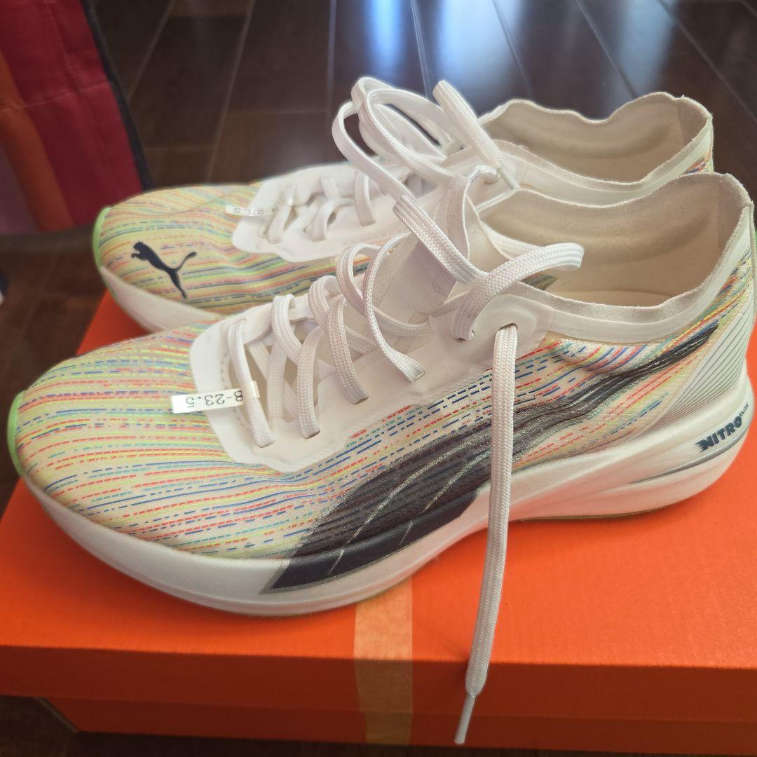Puma ディビエイトNITRO ランニングシューズ 23.5cm マルチカラー