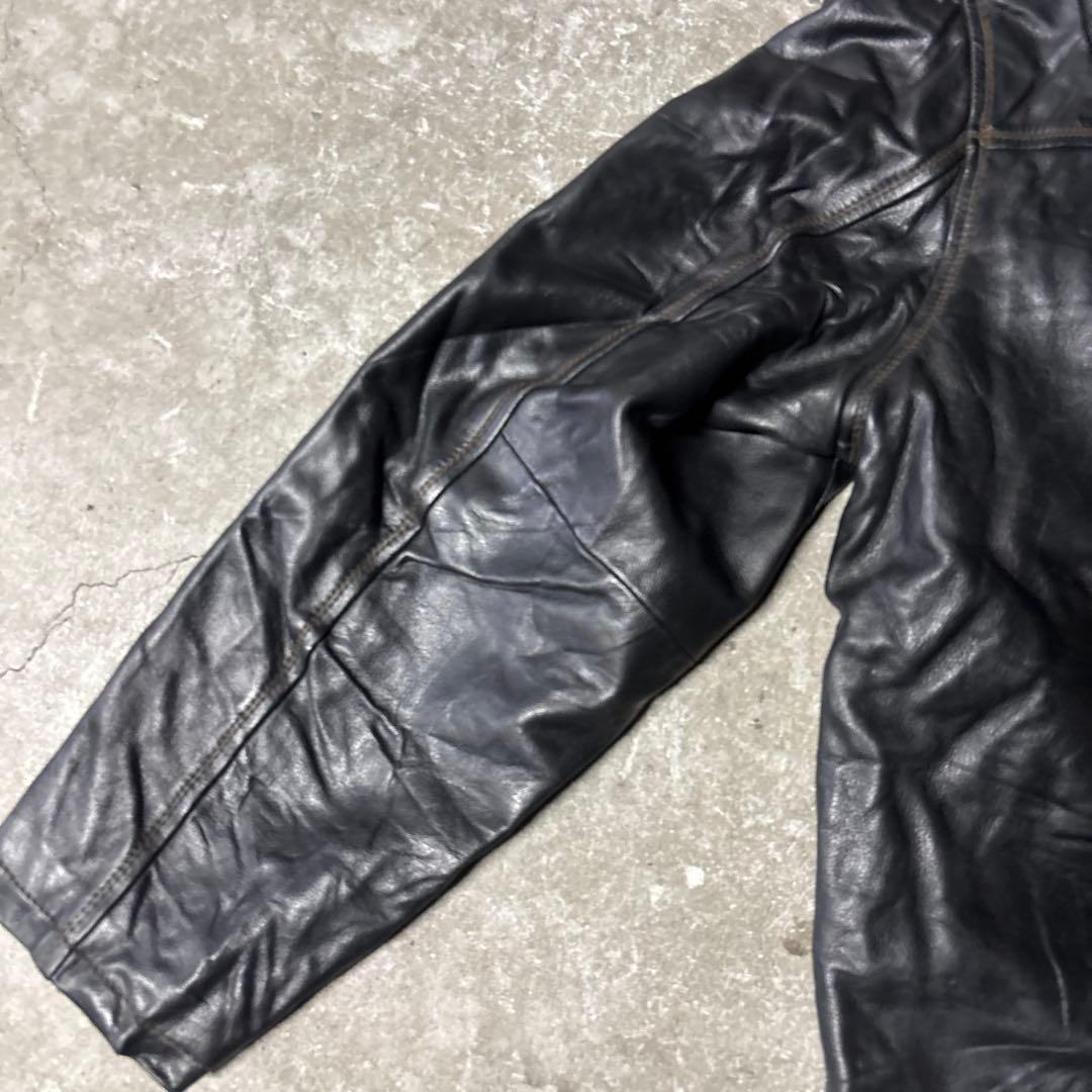 【希少】Columbia レザージャケット XXL 本革 ジップ不良あり