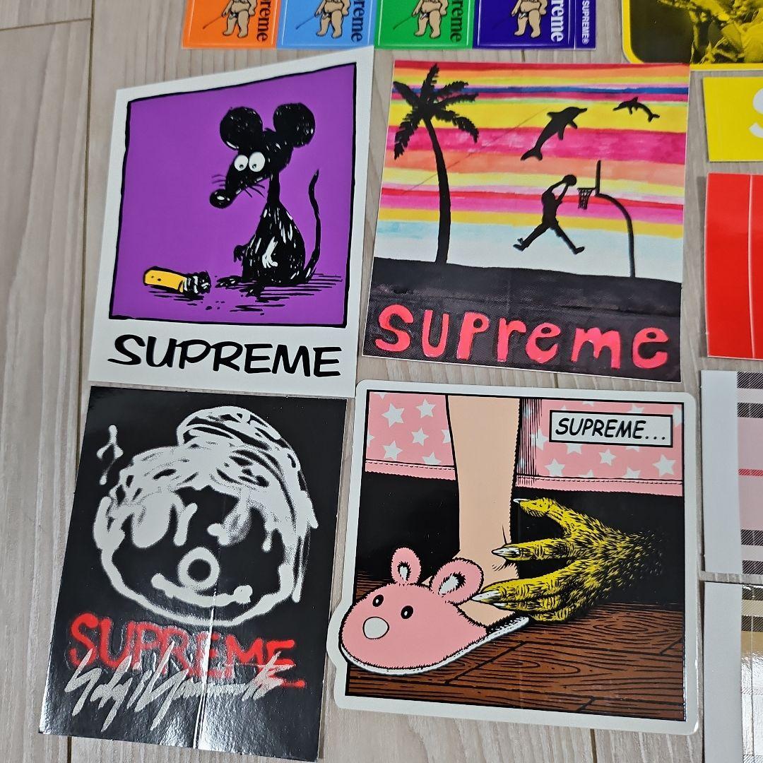 Supreme グローブとステッカー、instax mini filmセット