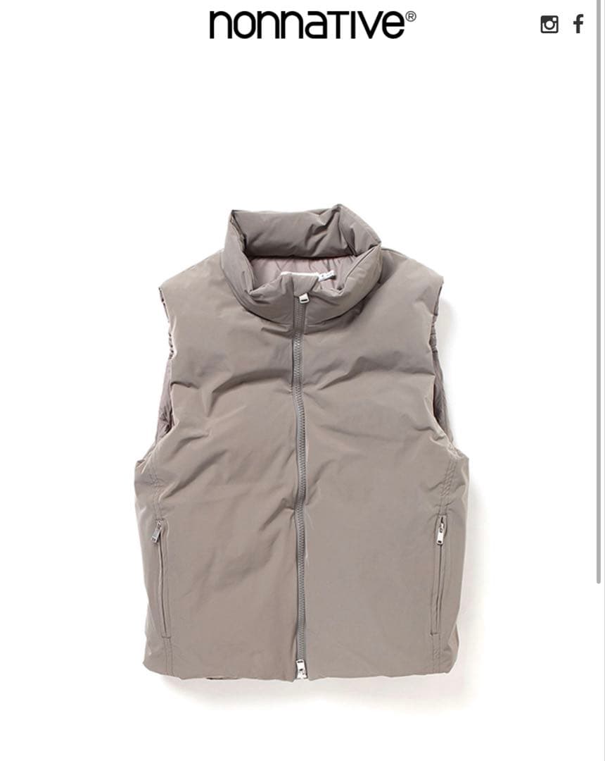 nonnative アルピニストダウンベスト NN-V4202