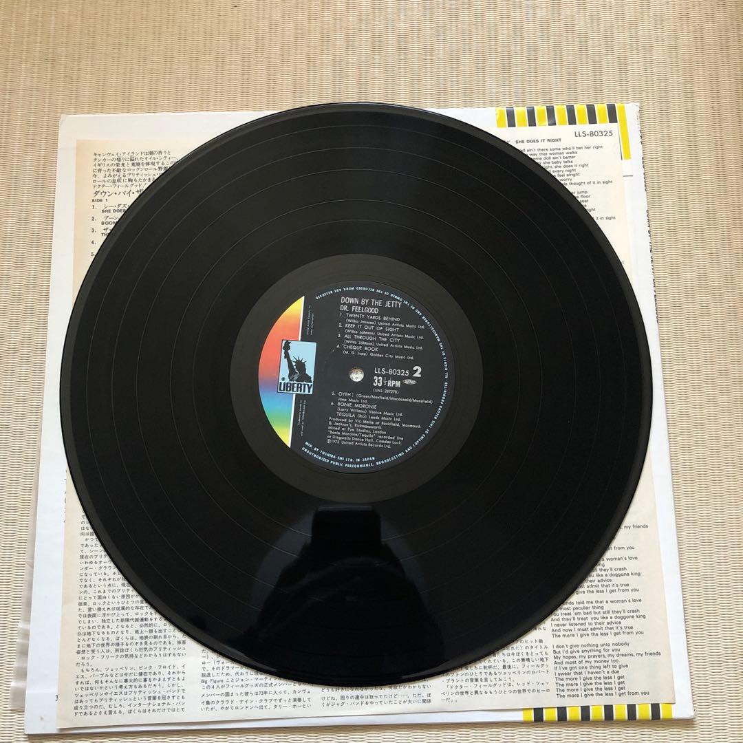 ドクター•フィールグッド　ダウン•バイ•ザ•ジェティー　国内盤帯付きレコード