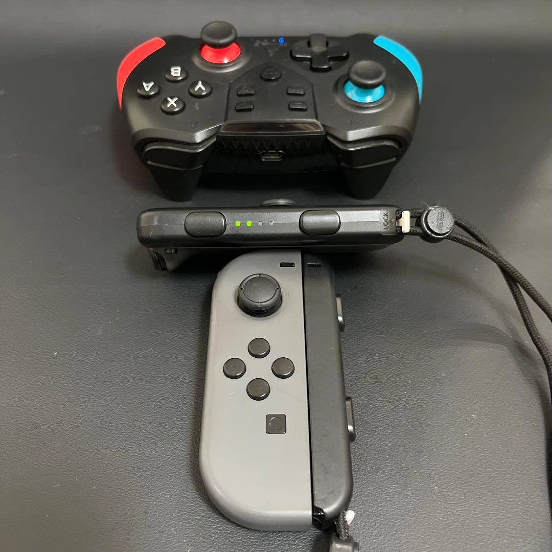 【✨美品✨/新品スティック交換済/バッテリー強化版】Switch 本体 グレー