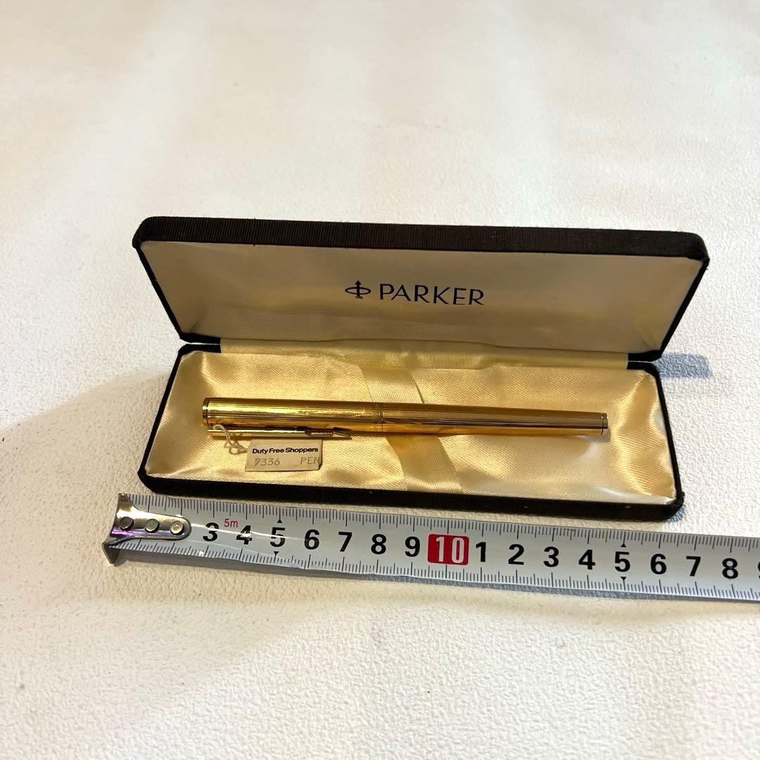 未使用 PARKER パーカー 万年筆 ゴールド ケースあり 7336