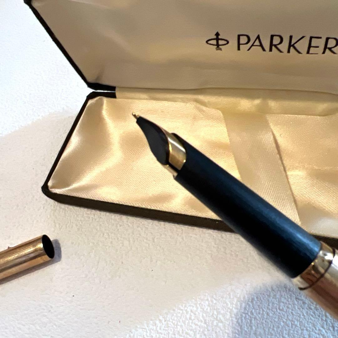 未使用 PARKER パーカー 万年筆 ゴールド ケースあり 7336