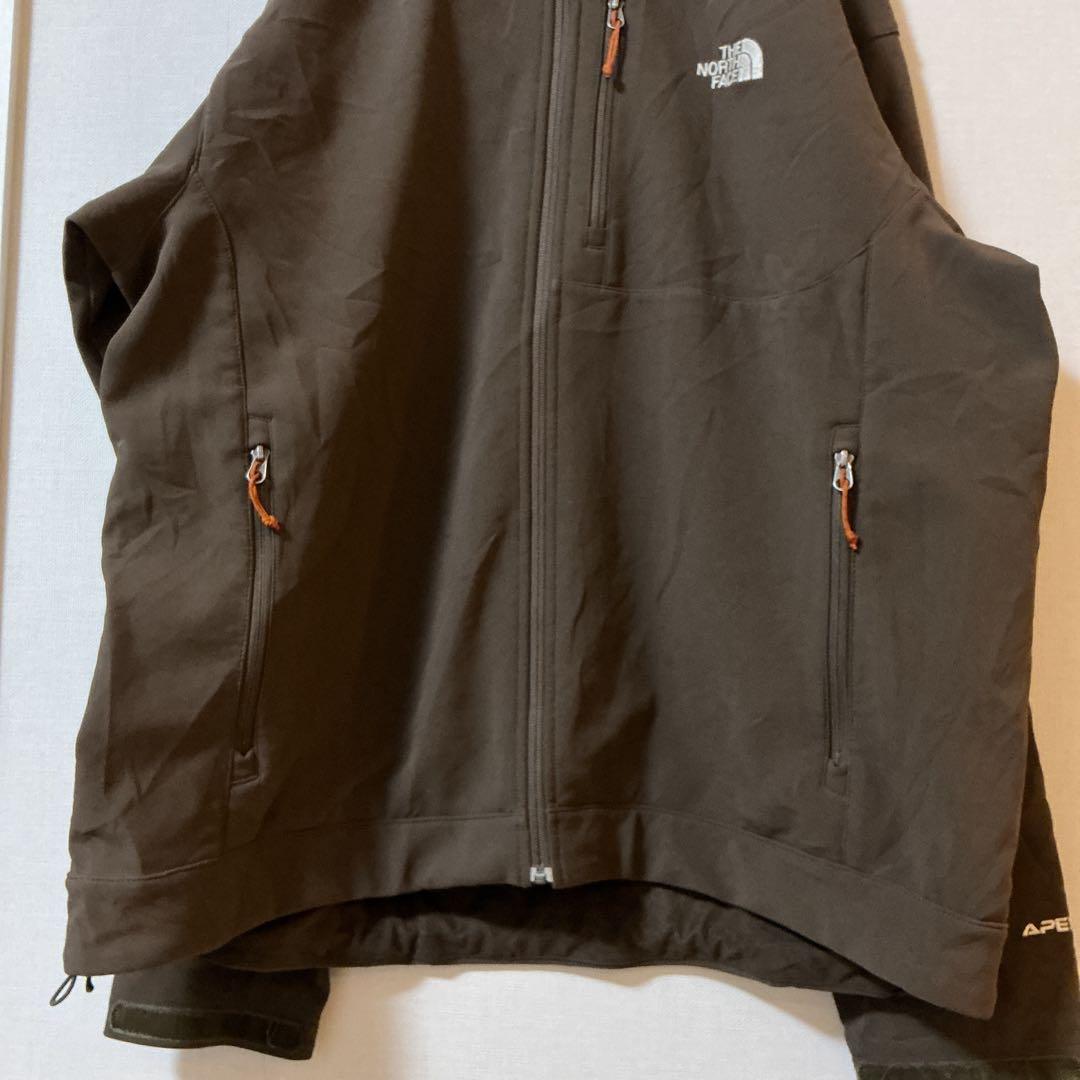 THE NORTH FACE APEX ソフトシェルジャケット3XL相当ブラウン