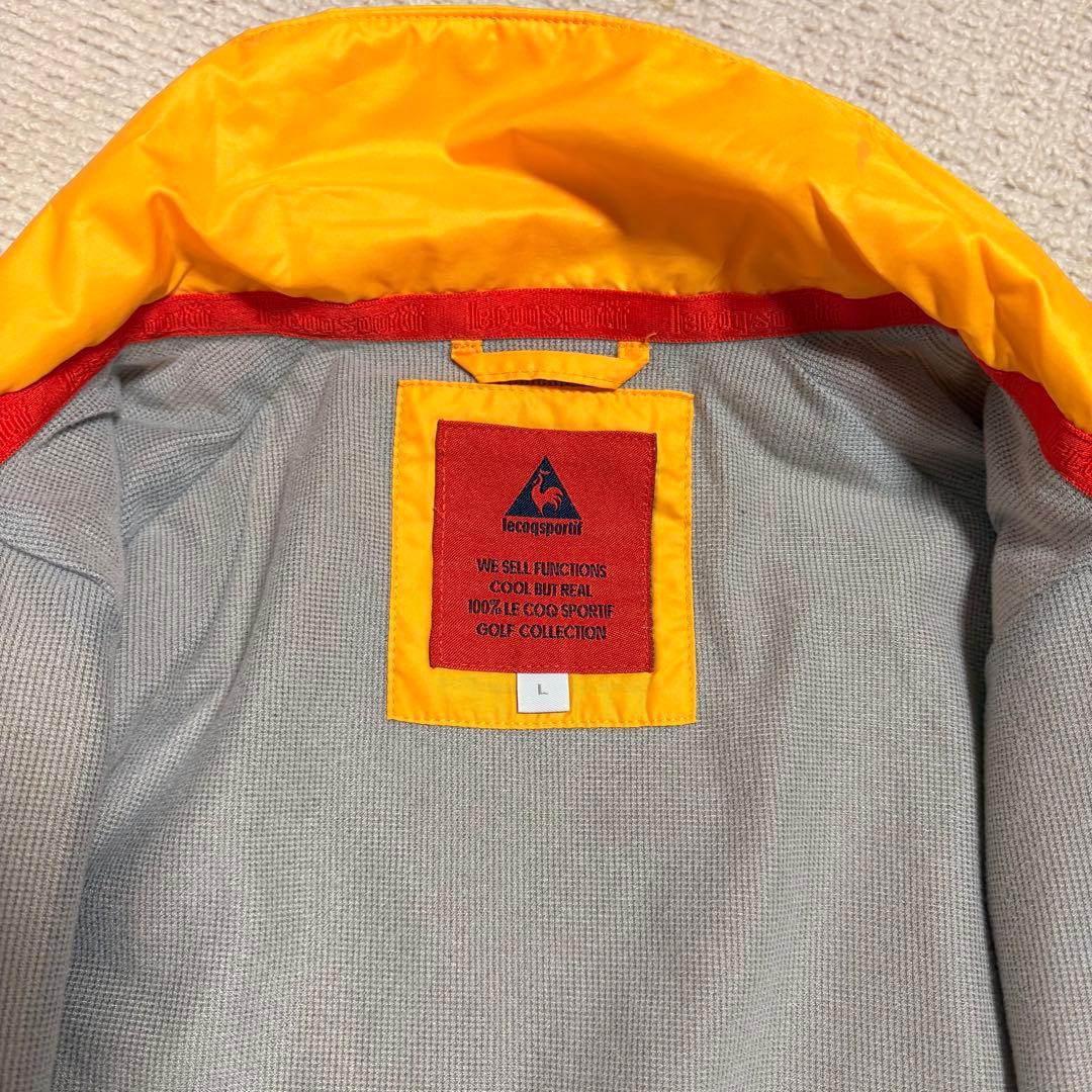 le coq sportif ルコック ゴルフウェア イエロー ジップジャケット