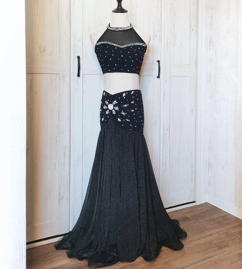 ★新品★ベリーダンスステージ衣装ドレスセットアップ　レッスン着ウェア