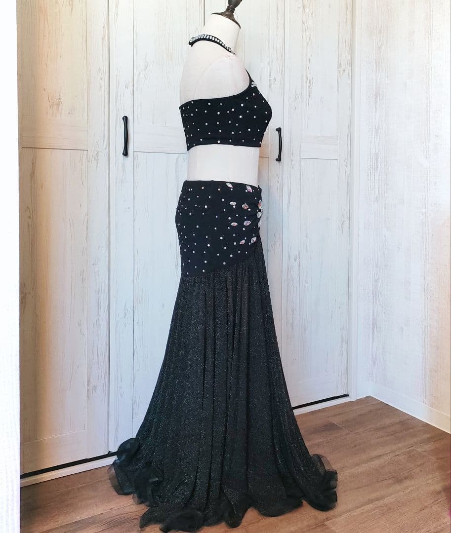 ★新品★ベリーダンスステージ衣装ドレスセットアップ　レッスン着ウェア