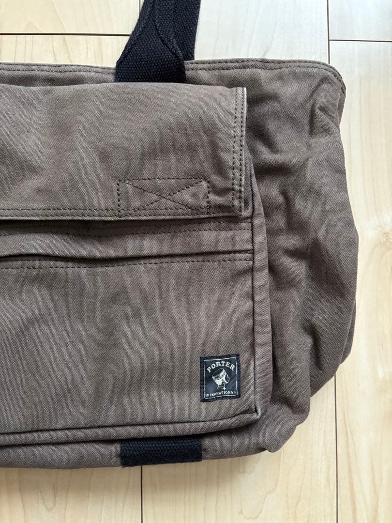 Porter international ブラウン トートバッグ