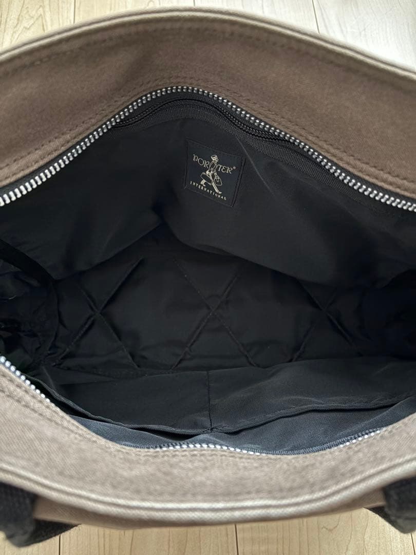 Porter international ブラウン トートバッグ