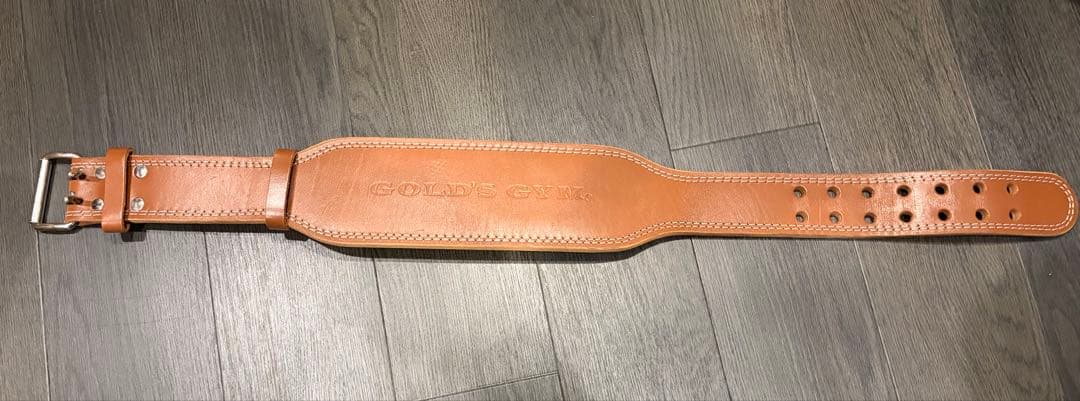 ゴールドジム プロレザーベルト Mサイズ