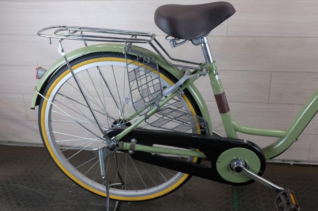 美品　軽快車　24インチ　シングル　ライト