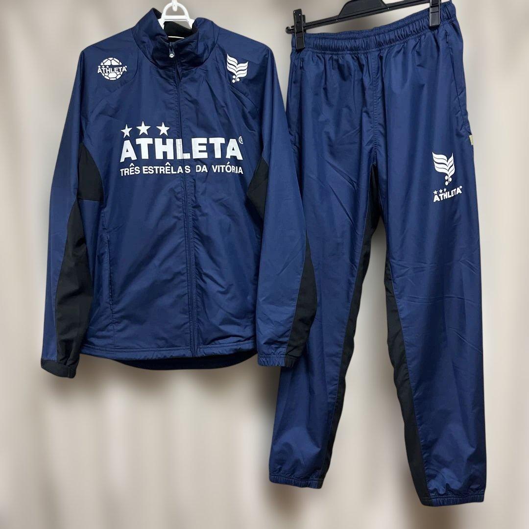 美品　ATHLETA ピステ　ウィンドブレーカー L 上下　セットアップ