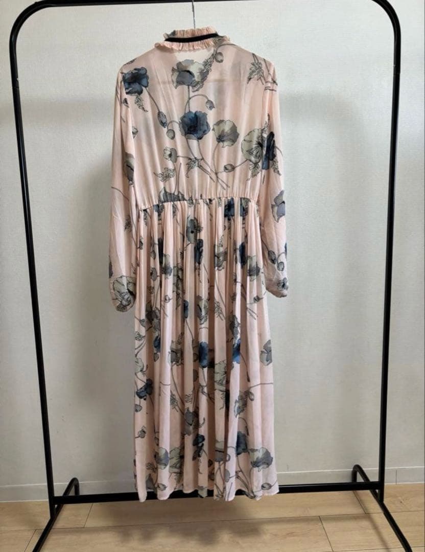 Sov. フラワーシフォンワンピース