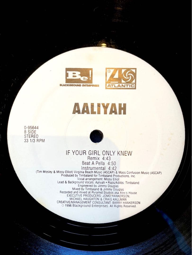 洋楽 AALIYAH If Your Girl Only Knew US12