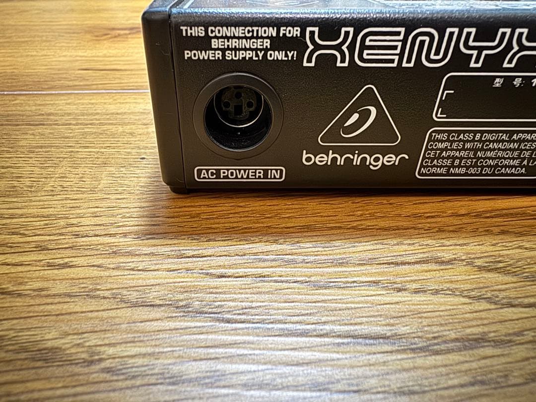 Behringer XENYX 1002FX アナログミキサー　本体のみ