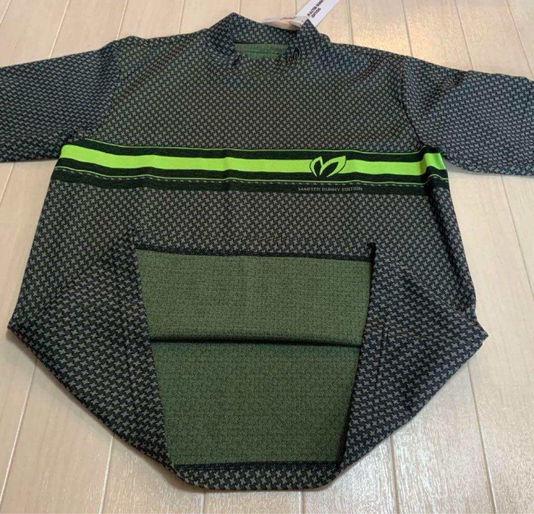 新品■18,700円【マスターバニー】5/L メンズ　半袖モックネック　シャツ
