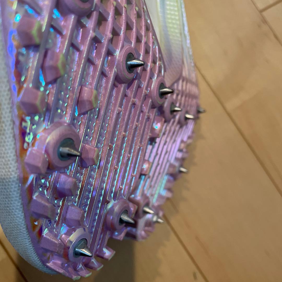 adizero スパイクシューズ ホワイト/ブラック