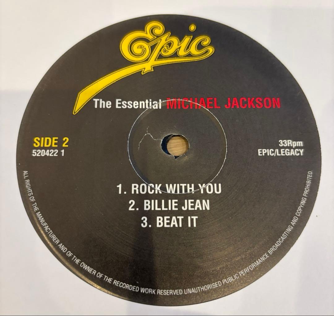 美品 The Essential Michael Jackson 2LPレコード