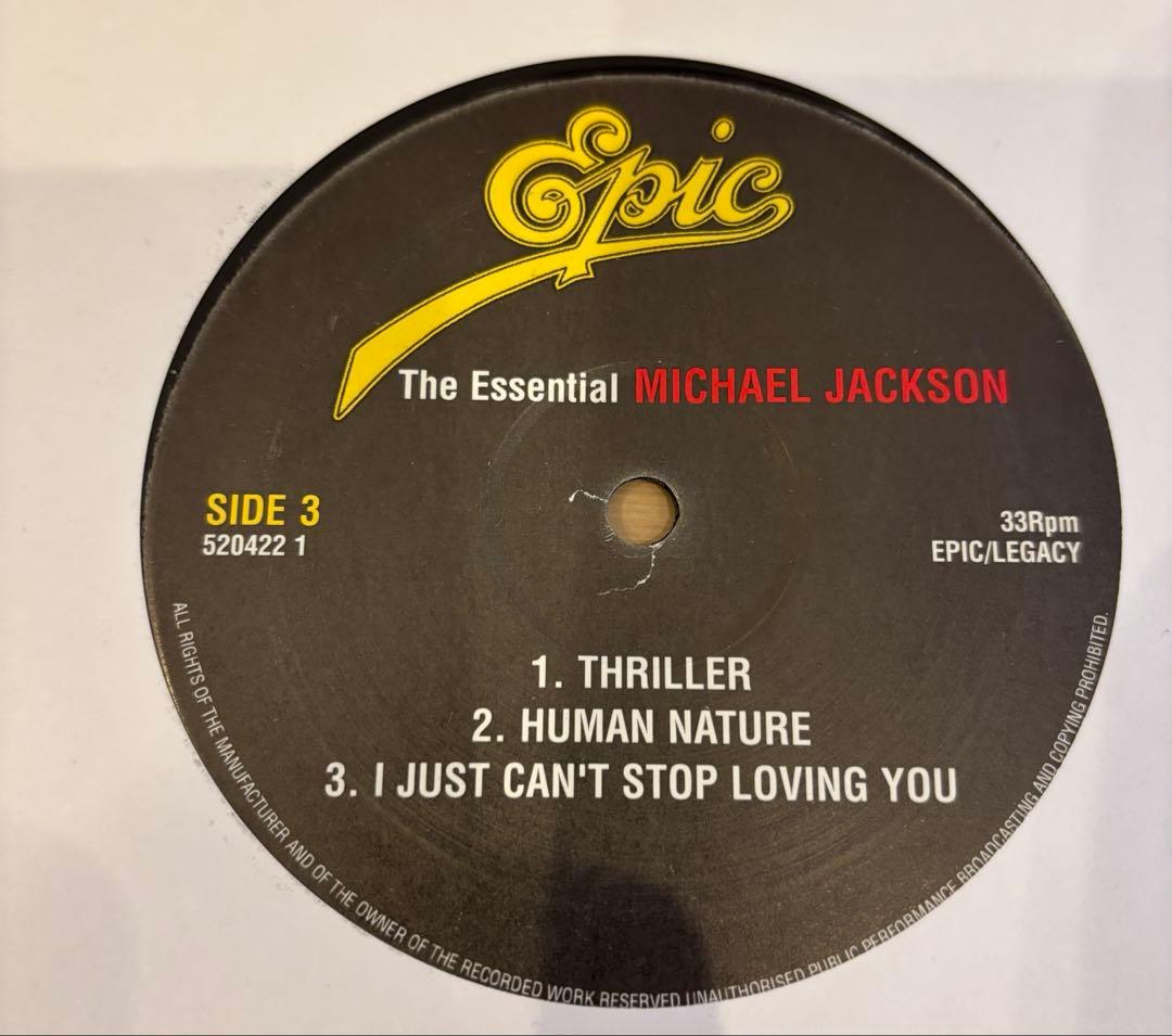 美品 The Essential Michael Jackson 2LPレコード
