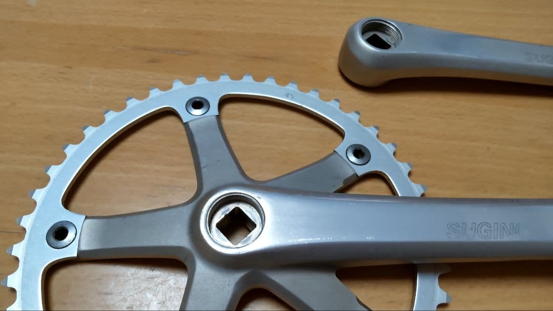 スギノ グランドマイティ 165mm SUGINO ピスト クランク NJS