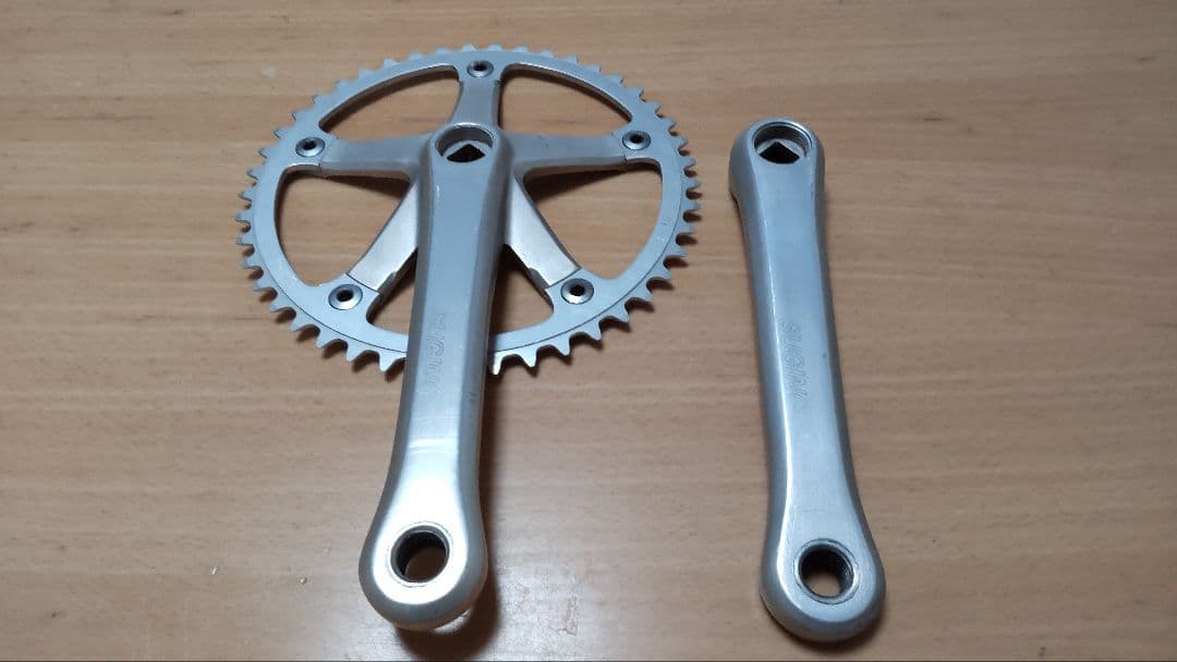 スギノ グランドマイティ 165mm SUGINO ピスト クランク NJS