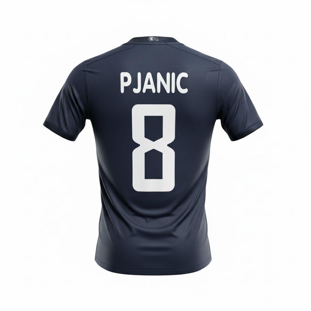 【Used】サッカーユニフォームオリンピック・リヨンPjanic 8 ネイビー