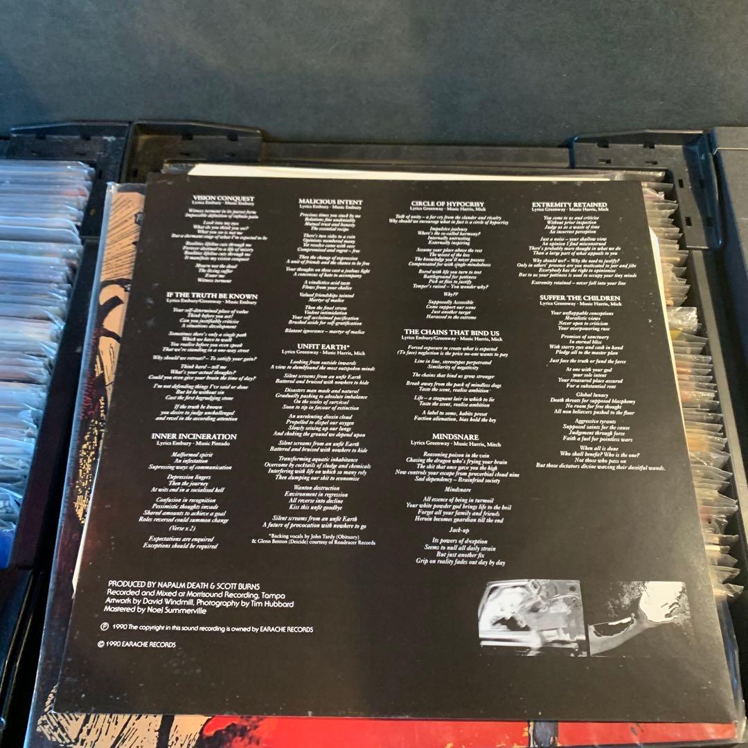 Napalm Death –Harmony Corruption LP レコード