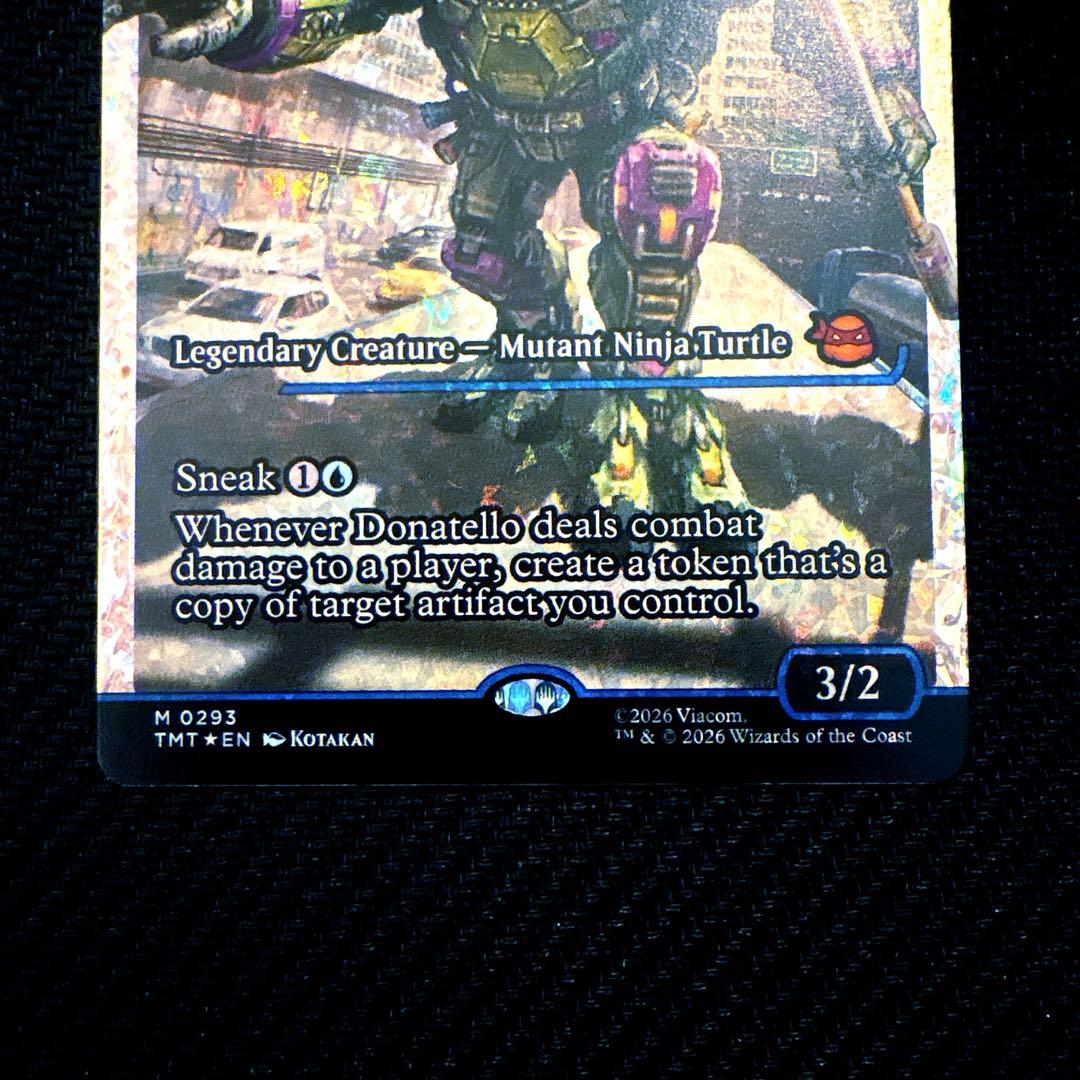 酒*子様 MTG タートルズ ガジェットマスター ドナテロ フラクチャーFoil