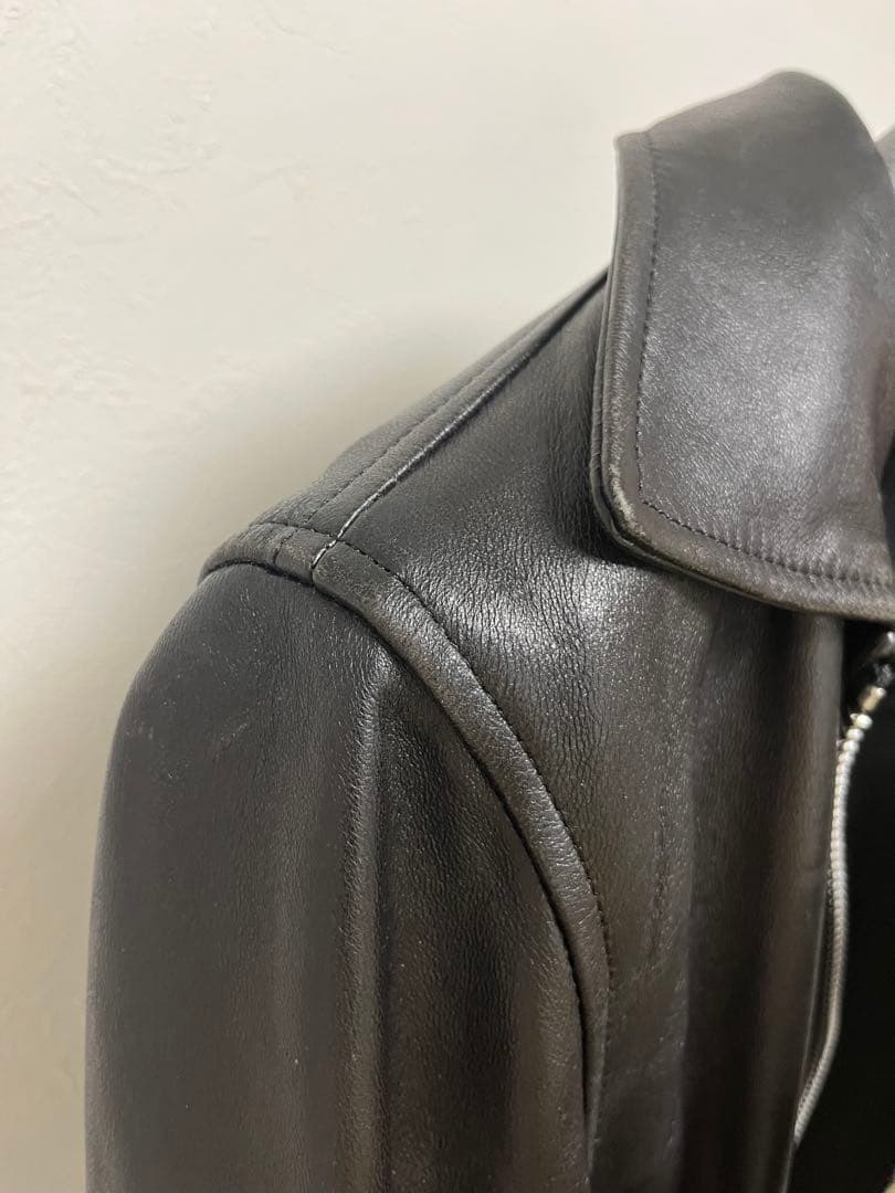 Schott ショット シングルライダース レザージャケット ブラック M 本革