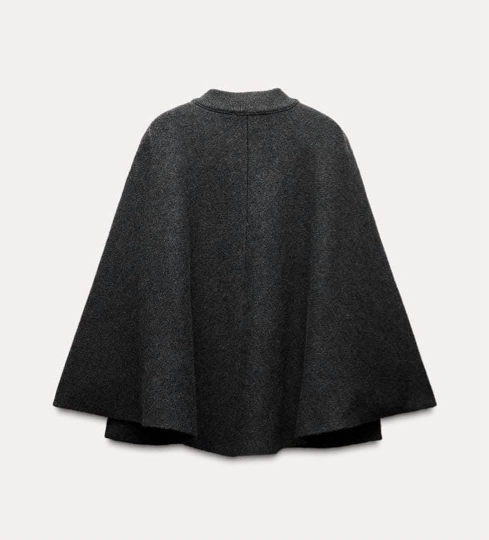 ZARA ニットケープコート S 新品未使用