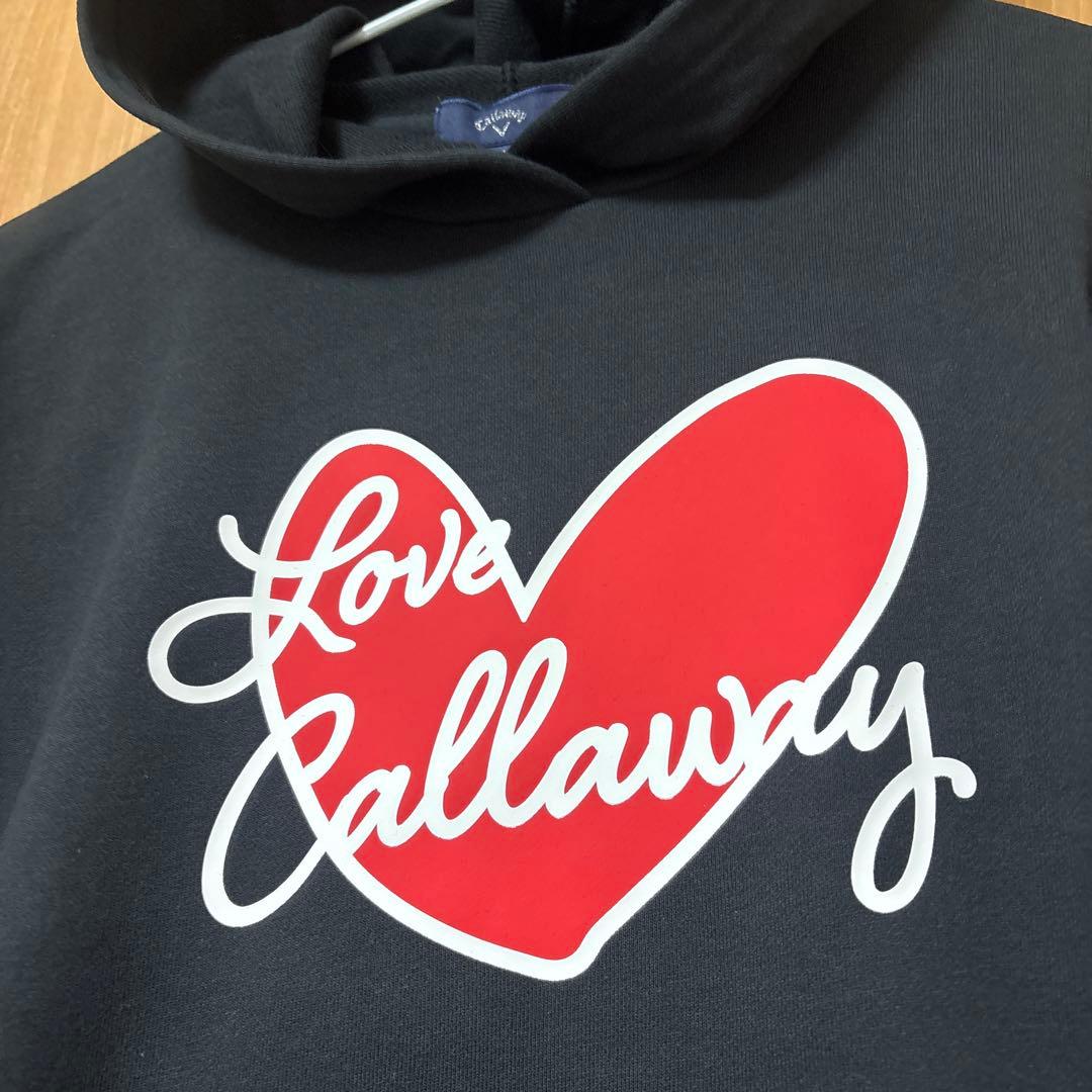 ラスト★Loveキャロウェイ黒パーカー新品フーディCallaway