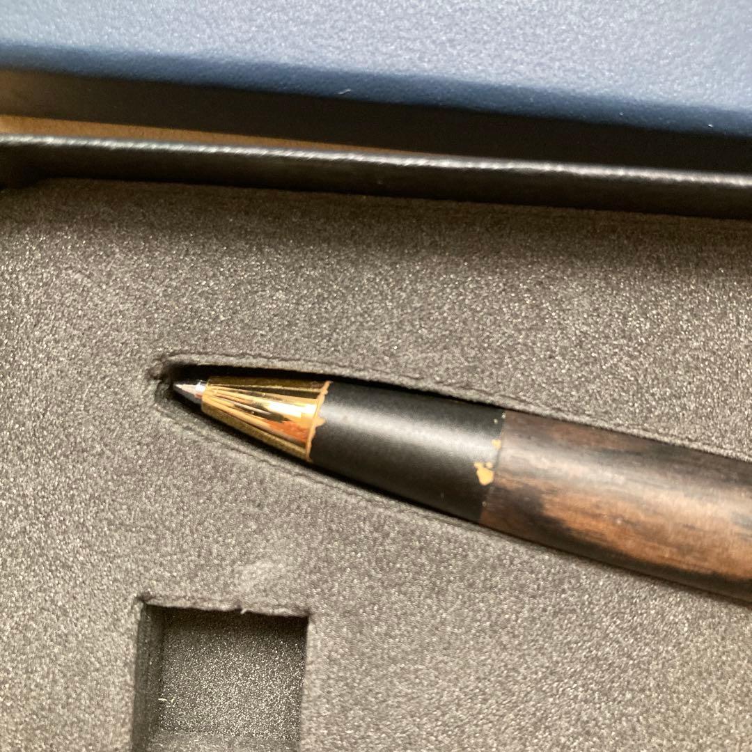 野原工芸 超特上黒柿孔雀杢 シャーペン　旧型
