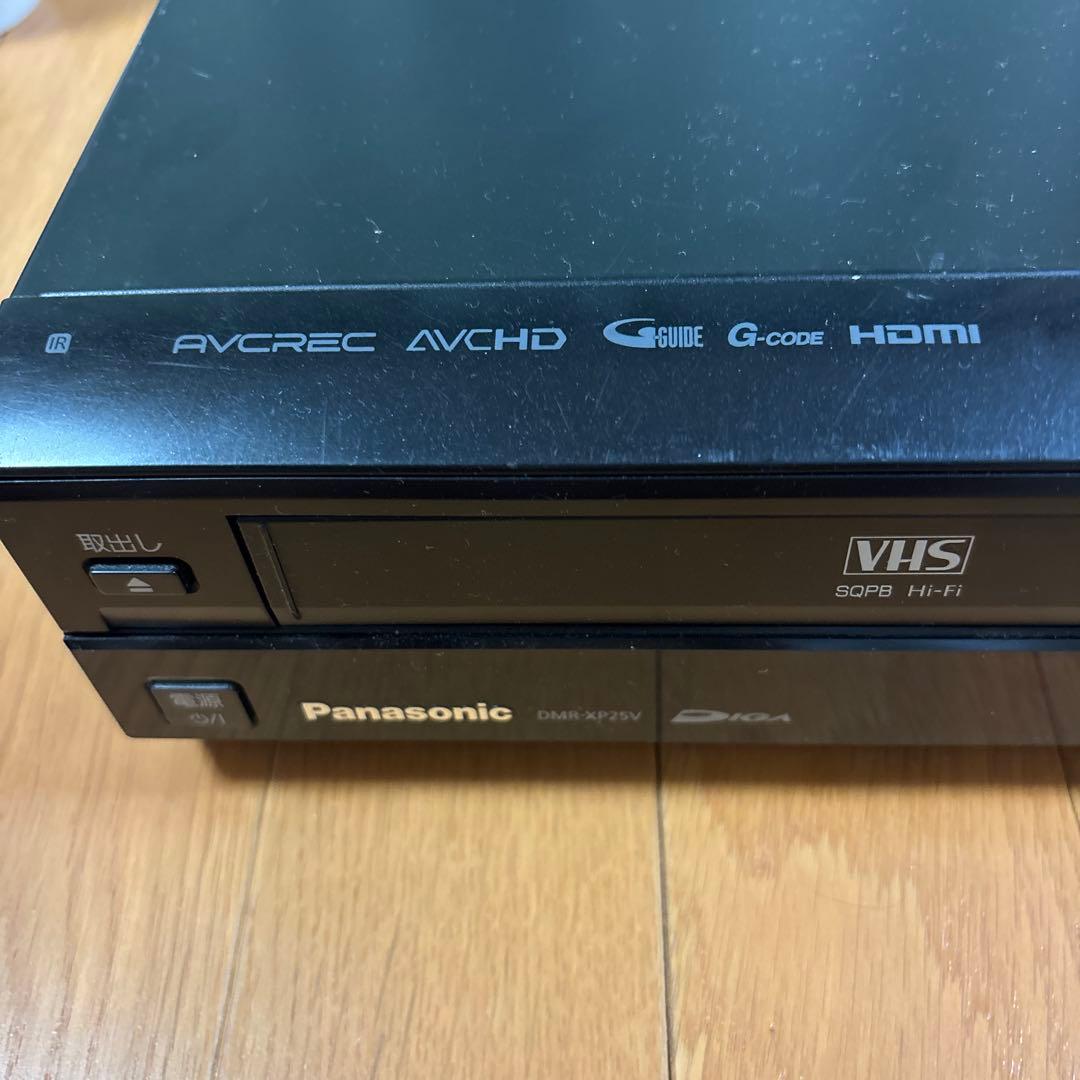 Panasonic DMR-XP25V HDD&DVDレコーダー VHS再生