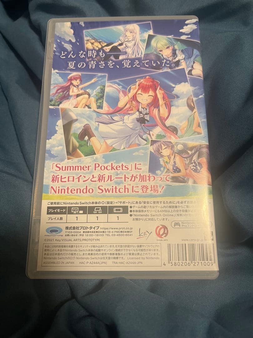 即購入・発送可 Summer Pockets REFLECTION BLUE