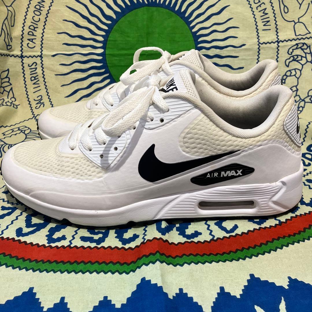 極美品！Nike エアマックス90G ゴルフシューズ　　ホワイト　26cm